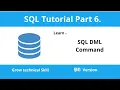 What Is DML Command With Practical Example in Hindi What Is SQL Commands Part - 6 In Hindi