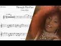 Download Lagu Trough The Fire (Chaka Khan) Tenor Sax Bb Sheet Music