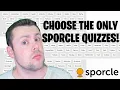 CHOOSE THE ONLY QUIZZES Sporcle