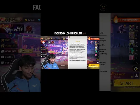 FACEBOOK LOGIN PROBLEM #freefire #short