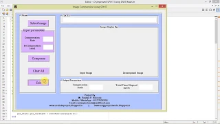 Image Compression SPIHT and DWT Matlab Project with Source Code