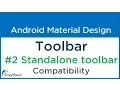 3 Android Setting compatibility for Standalone Toolbar for all Android Devices Material Design