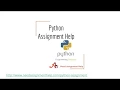 Python Assignment Help - Online Python Homework and Project Help NAH