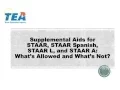 Supplemental Aids Examples