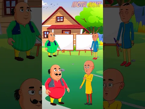 Strawberry or Chili? Motu Patlu Art Challenge Gone Wrong! 😱#cartoon #animation #funny