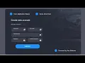 Python Tkinter Modern Login And Registration Form GUI Sign Up and Login Page Project in Tkinter
