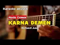 Download Lagu KARNA DEMEN - KARAOKE (NADA CEWEK) VERSI AKUSTIK