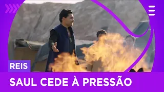 Saul cede à pressão dos homens e faz sacrifício a Deus | Reis