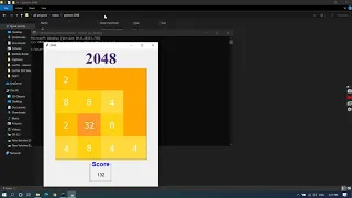 2048 game made in Python 3 8 tkinter