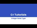 C Tutorials Integer Data Type Tutorial Visual Studio 2022