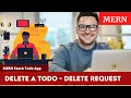 How to delete todo Todo MERN stack app - API