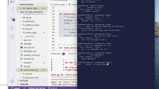 Tiny Python Projects Ch 13 Pt 4 Iterating and improving tests