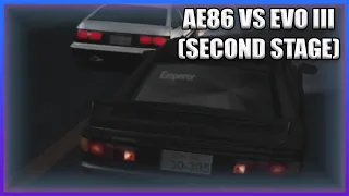 initial d ae86 vs evo iii second stage high quality