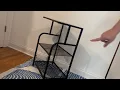 Shelves demo and review Printer Cart with Wheels Printer Stand with Storage for Home Office