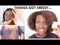 Trying the ORS Curls Unleashed Color Blast PLEASE WATCH BEFORE USING Peachtree Natural Hair