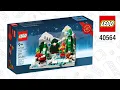 LEGO Winter Elves Scene 40564 372 pcs Speed Build Top Brick Builder Lite