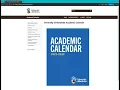 Virtual Tour UM s New Academic Calendar