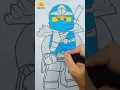 COLORING NINJAGO How to Coloring Lego Ninjago Lego Ninjago