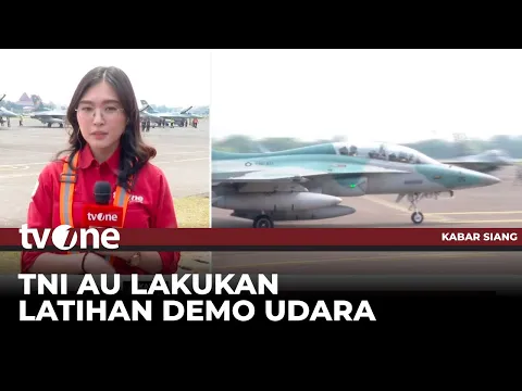 TNI AU Lakukan Demo Udara Jelang Upacara Kehormatan Militer
