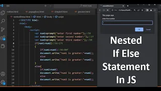 Nested If Else Statement in JavaScript JavaScript Tutorial in Hindi part 26