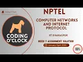 Computer Networks And Internet Protocol Week 7 Assignment Solution January April 2025 IITKharagpur
