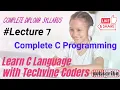 C Tutorials Switch Case Switch Statement Basics of C Programming techvine - coder