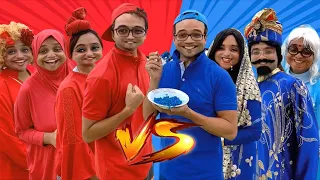 2 الحلقة مسلسل عالم مشروع جواز I تحدي اللون الازرق ضد الاحمر في رمضان مسابقات جدو مناسو 