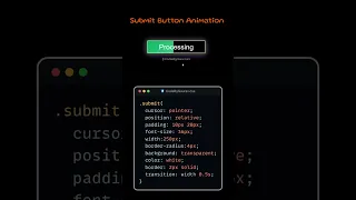 Animated Submit Button HTML CSS Modern UI Effects