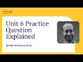AP World History Unit 6 Period Review Practice Question
