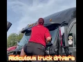 Safe lite employee crack my brand new windshield Ridiculous truck drivers
