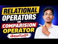 Relational Comparison Operators in Java in Telugu Java Tutorial Part 12
