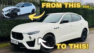 REPAIRING A £60,000 CRASH DAMAGED MASERATI FROM COPART AUCTION