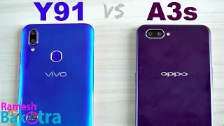 vivo y91 vs oppo a3s speedtest and camera comparison