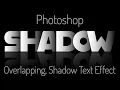 Photoshop Create a Powerful Dramatic Deep Overlapping Text Effect with Reflection