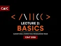 Lecture 2 Basics CSoT 2026