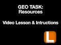 Geo Task Resources
