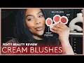 Best Fenty Beauty Summer Cream Blush Review Riri Pinky Promise Melons Try On