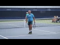 The McEnroe Brothers Warm Up