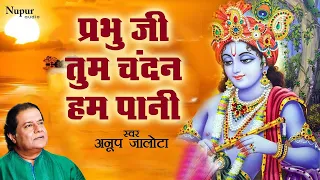  prabhu ji tum chandan ham pani anup jalota new krishna bhajan