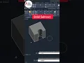 Solid subtract Autocad 3d tutorials