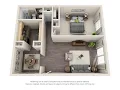 Highland Pointe 5414-10B Pine 1 bed 1 bath