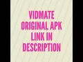 Download Lagu Original vidmate apk link to download .