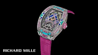 Anatomy of the RM HJ-02 Automatic Tourbillon, pink variations — RICHARD MILLE