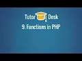 Functions in PHP