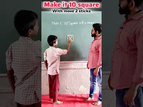 Make it 10 square with 2 moves / innovative ideas @ravirajmaster