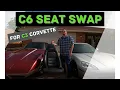 C6 Seats Install in C3 Corvette