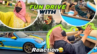 Didi dar gayi π Crazy reaction to my Sports car Porsche Boxster 718 π°