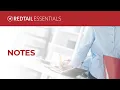 Redtail Essential Notes