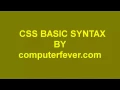 css3-CSS Basic Syntax In Part 2