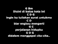 Download Lagu Tutorial Kunci Gitar Disini Di Batas Kota Ini Dari G | Tommy J Pisa